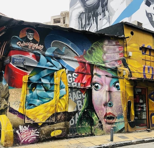 Gadekunst i Athen