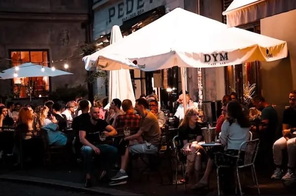Terrasse i Krakow